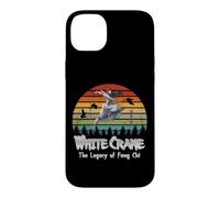 Custodia per iPhone 14 Plus White Crane/L'eredità di Fang Chi/Manga Style Design