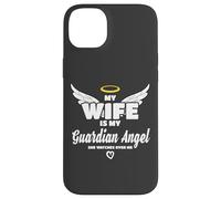 Custodia per iPhone 14 Plus Wife Is My Angel She Watches Over Me In Memory