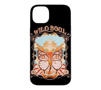 Custodia per iPhone 14 Plus Wild Soul Farfalla Mistico Retro Art