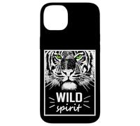 Custodia per iPhone 14 Plus Wild Spirit Tiger Quotes Summer Illustration Graphic Design