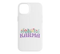 Custodia per iPhone 14 Plus Wildflower Floral KARMA Nome Festa della mamma Donne