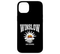 Custodia per iPhone 14 Plus Winslow Arizona Alba Nel Deserto Vintage Stile Atletico