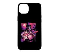 Custodia per iPhone 14 Plus Winston Churchill Vampire Suonare Chitarra British Music Band
