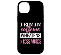 Custodia per iPhone 14 Plus Womens Caffiene & Words Wheaten Terrier Dog Lover