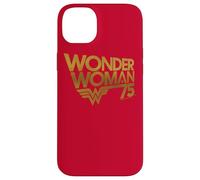 Custodia per iPhone 14 Plus Wonder Woman 75th Anniversary Gold Logo