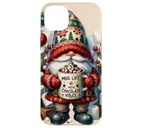 Custodia per iPhone 14 Plus Xmas Hot Chocolate Gnome For Women And Christmas Mug