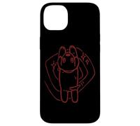 Custodia per iPhone 14 Plus Y2K 90s Carino Happy Pooch Mutt Dog