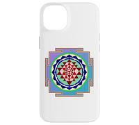 Custodia per iPhone 14 Plus Yantra Meditazione Design Simbolo Tradizione Indù