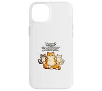 Custodia per iPhone 14 Plus Yoga Sto solo lavorando al mio mezzo gatti umorismo