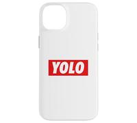 Custodia per iPhone 14 Plus YOLO. Meme Design si vive solo una volta