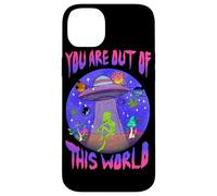 Custodia per iPhone 14 Plus You Are Cosmic Alien UFO Graphic Design