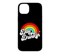Custodia per iPhone 14 Plus You Had Me At Day a bere Retro Beach Summer Rainbow Fun