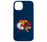 Custodia per iPhone 14 Plus Young Justice Splatter Art Kid Flash Logo