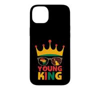 Custodia per iPhone 14 Plus Young King African American Black History Juneteenth