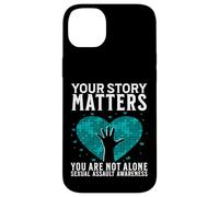 Custodia per iPhone 14 Plus Your Story Matters Support Sexual Assault Awareness Gifts