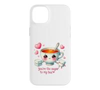 Custodia per iPhone 14 Plus You're The Sugar To My Tea Carini Cuori Kawaii