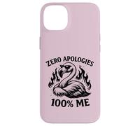 Custodia per iPhone 14 Plus Zero scuse 100 Me Confident Flamingo