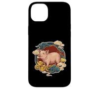 Custodia per iPhone 14 Plus Zodiaco Cinese Lucky Pig