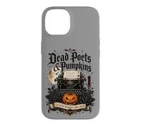Custodia per iPhone 14 Poeti morti e zucche Poetcore Lettura Halloween