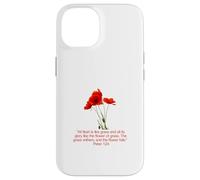 Custodia per iPhone 14 Poiché tutta la carne è come erba Pietro 1:24-25