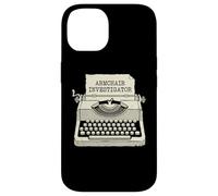 Custodia per iPhone 14 Poltrona Detective True Crime Enthusiast Crime Sleuth