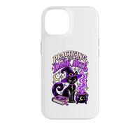 Custodia per iPhone 14 Praticare le arti oscure strega gatto nero Halloween