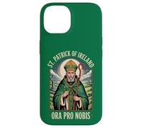 Custodia per iPhone 14 Preghiera cattolica di San Patrizio d'Irlanda Ora Pro Nobis