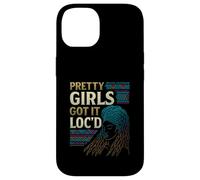 Custodia per iPhone 14 Pretty Girls Got It Loc'd capelli naturali Locs Fiducia Stile