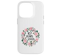Custodia per iPhone 14 Pro 107 Years Loved Women Men 107 Years Old Cool 107th Birthday