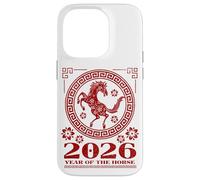 Custodia per iPhone 14 Pro 2026 Lunar New Year Fire Horse