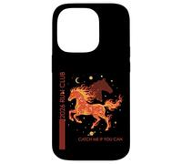 Custodia per iPhone 14 Pro 2026 Run Fire Horse Running Fitness Atleta Runners Club