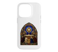 Custodia per iPhone 14 Pro Adorazione eucaristica Cattedrale gotica Mosaico Opera d'arte