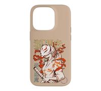 Custodia per iPhone 14 Pro Aesthetic Japanese Kabuki Kitsune Mask Demon Samurai Girl