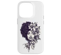 Custodia per iPhone 14 Pro Afro bella Donna nera Africa Cultura e Tradizione africana