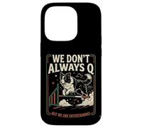 Custodia per iPhone 14 Pro Agility Dog Joke We Don't Always Q Funny Handler Dicendo