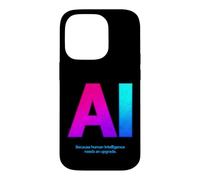 Custodia per iPhone 14 Pro AI sarcastica che dice perché l'intelligenza umana ha bisogno di un aggiornamento
