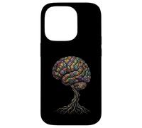 Custodia per iPhone 14 Pro Albero Cervello Astratto Anatomia Natura Arte