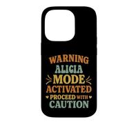Custodia per iPhone 14 Pro ALICIA Personalized Women's Gift Custom ALICIA