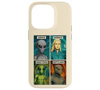 Custodia per iPhone 14 Pro Alieno grigio, nordico, insettoide, rettiliano - 4 specie aliene