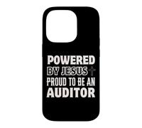 Custodia per iPhone 14 Pro Alimentato da Gesù Orgoglioso di essere auditor Christian