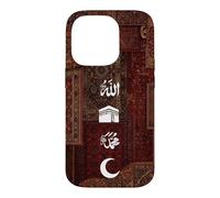 Custodia per iPhone 14 Pro Allah musulmano e profeta Maometto Nome Kaaba mezzaluna Islam