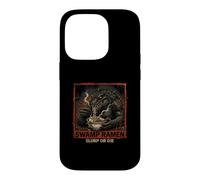 Custodia per iPhone 14 Pro Alligatore Mostro Palude Ramen Slurp O Die