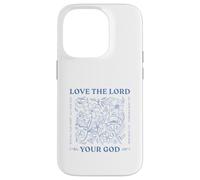 Custodia per iPhone 14 Pro Ama il Signore tuo Dio con tutto il tuo cuore Luca 10:27