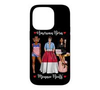 Custodia per iPhone 14 Pro Americano Born Monaco Roots Nero Da Donna Africano