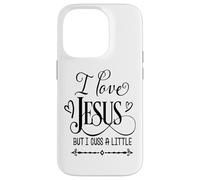 Custodia per iPhone 14 Pro Amo Gesù, ma maledico un piccolo Dio religioso
