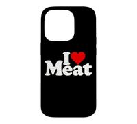 Custodia per iPhone 14 Pro AMO LA DIETA DEI CARNAVORI DI CARNE CUORE