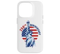 Custodia per iPhone 14 Pro An Amazing 250 Years 1776-2026 Birthday American (White)