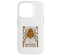 Custodia per iPhone 14 Pro Anansi il ragno Storie Folklore di imbroglioni dell'Africa occidentale