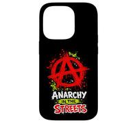 Custodia per iPhone 14 Pro Anarchia nelle strade - Audace anarchico punk rock