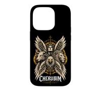 Custodia per iPhone 14 Pro Angelo Biblico Cherubino Ezechiele Quattro Volti Arte